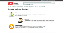 Desktop Screenshot of corprussia.com